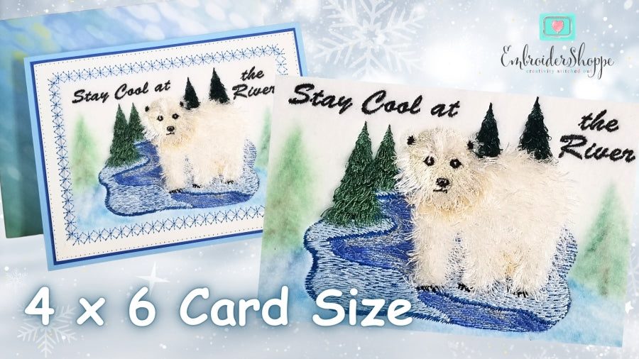 4 x 6 Fringed Frosty