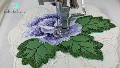 5 x 5 Rose Coaster Cutwork