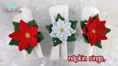 Poinsettia Foam Flower
