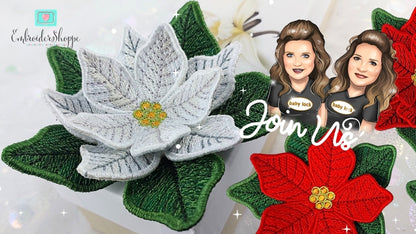 Poinsettia Foam Flower