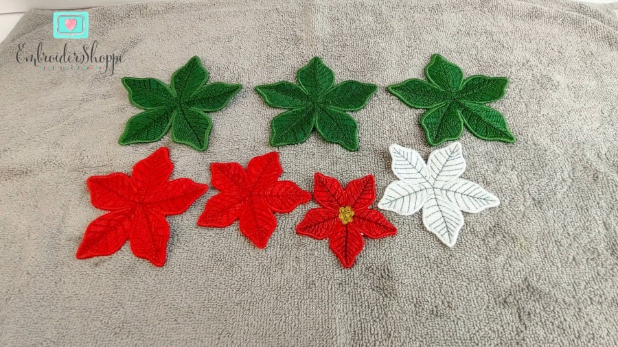 Poinsettia Foam Flower