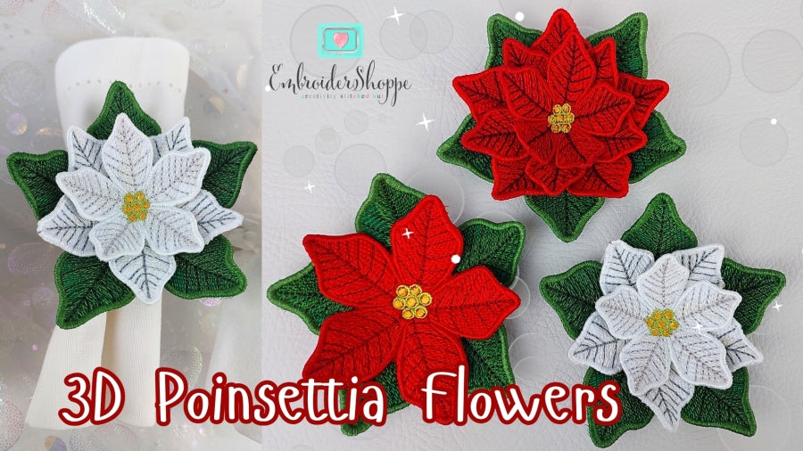 Poinsettia Foam Flower