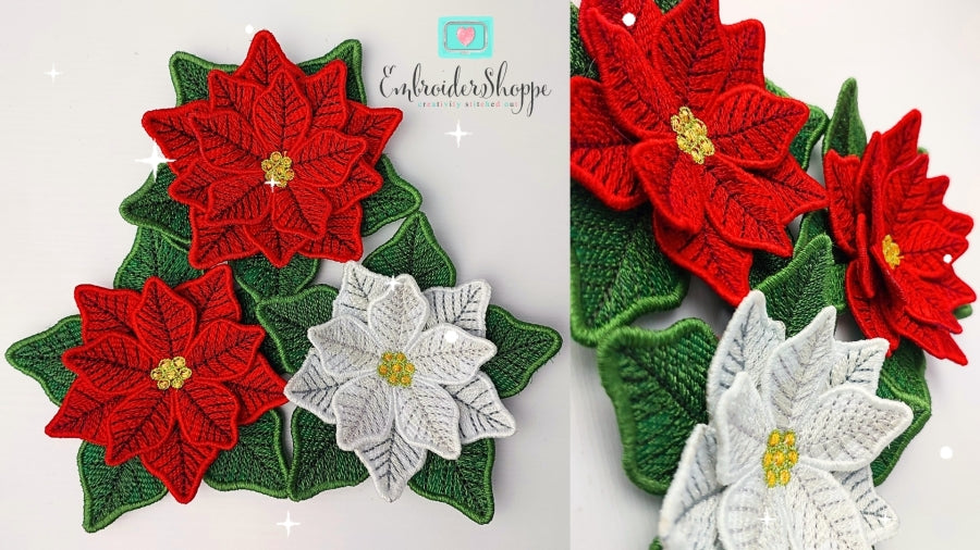 Poinsettia Foam Flower