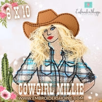 6 x 10 Cowgirl Millie