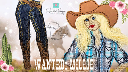 5 x 7 Cowgirl Millie