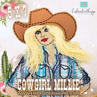 5 x 7 Cowgirl Millie