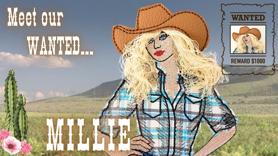 4 x 6 Cowgirl Millie