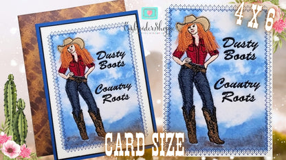 4 x 6 Cowgirl Millie