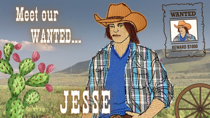 6 x 10 Cowboy Jesse