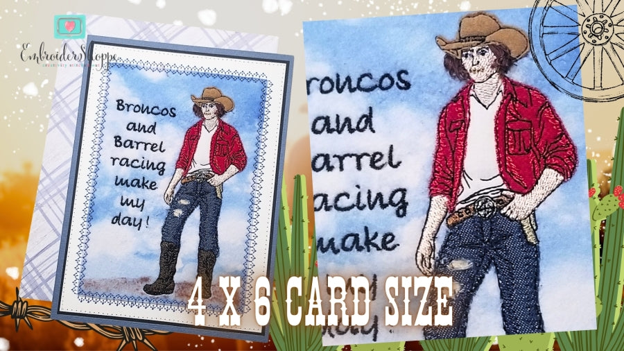 4 x 6 Cowboy Jesse