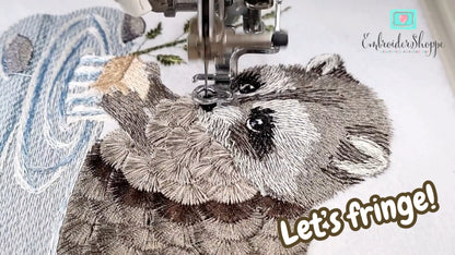 4 x 6 Walter Raccoon