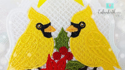 5 x 7 Cardinal Ornament