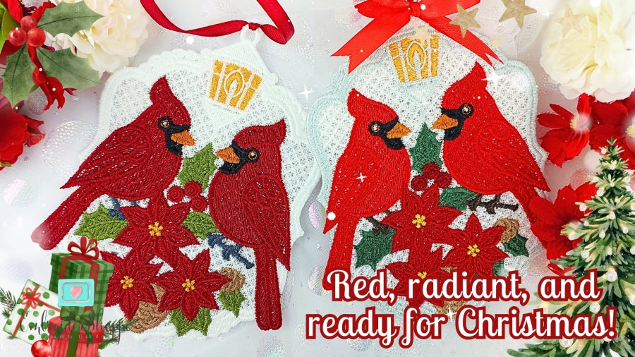 5 x 7 Cardinal Ornament