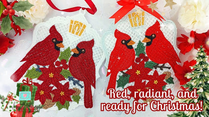 5 x 7 Cardinal Ornament