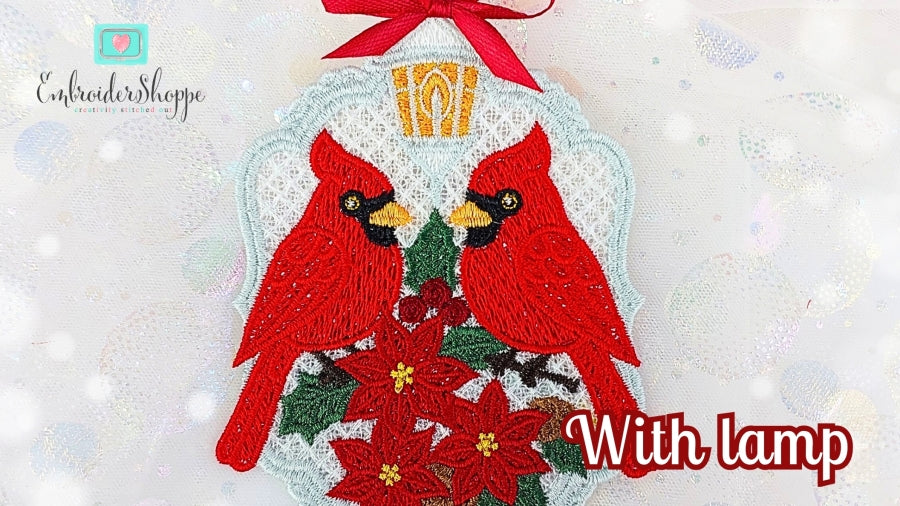 5 x 7 Cardinal Ornament