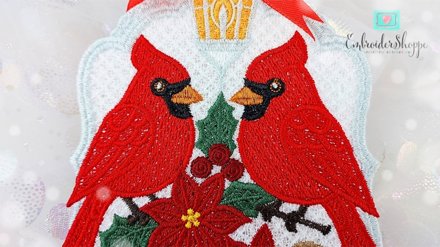 5 x 7 Cardinal Ornament