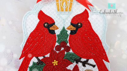 5 x 7 Cardinal Ornament