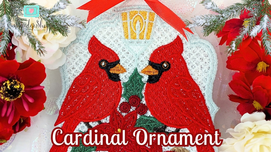 5 x 7 Cardinal Ornament