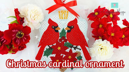 4 x 6 Cardinal Ornament