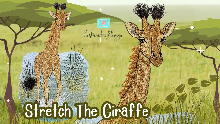 6 x 10 Stretch The Giraffe