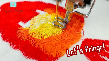 6 x 10 Funky Feathers