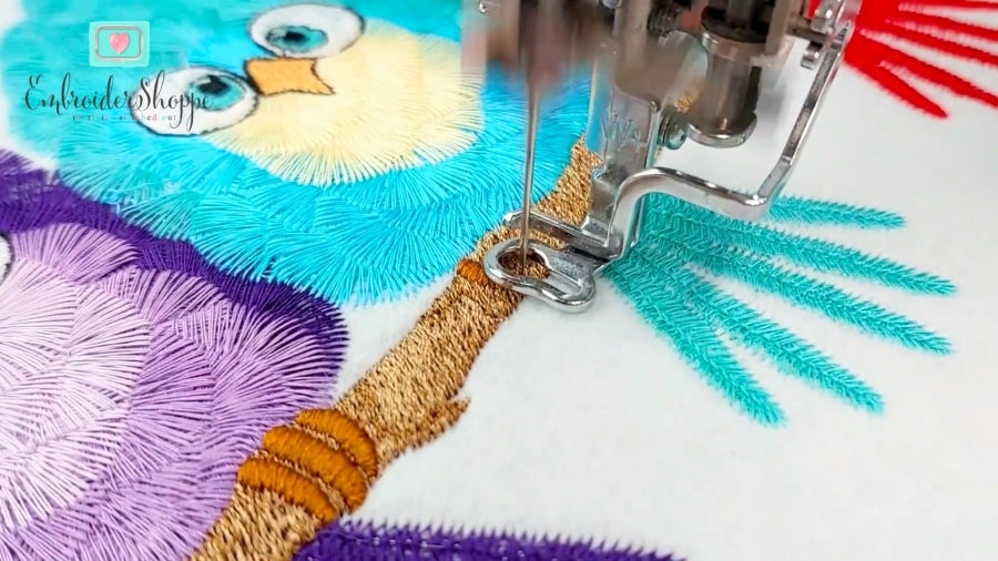 6 x 10 Funky Feathers