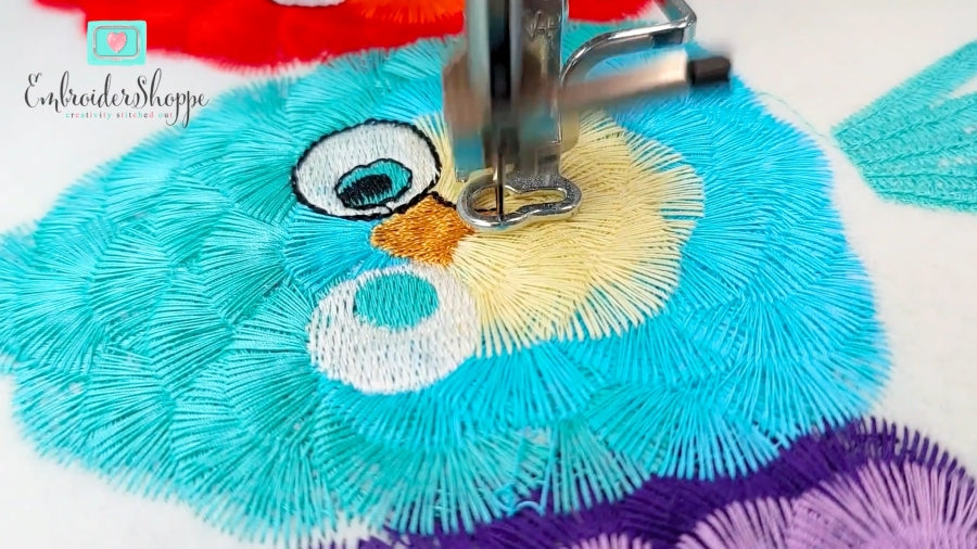 5 x 7 Funky Feathers