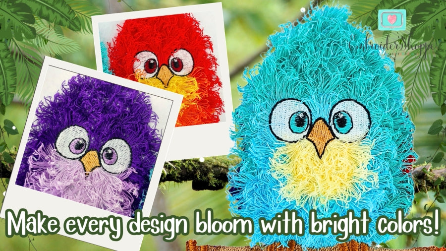 4 x 6 Funky Feathers