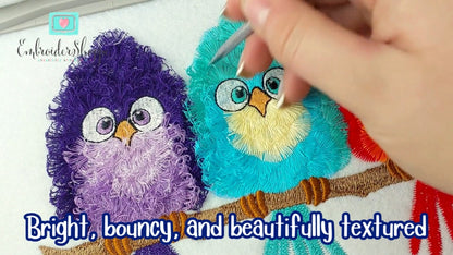 4 x 6 Funky Feathers