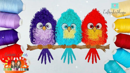 4 x 6 Funky Feathers