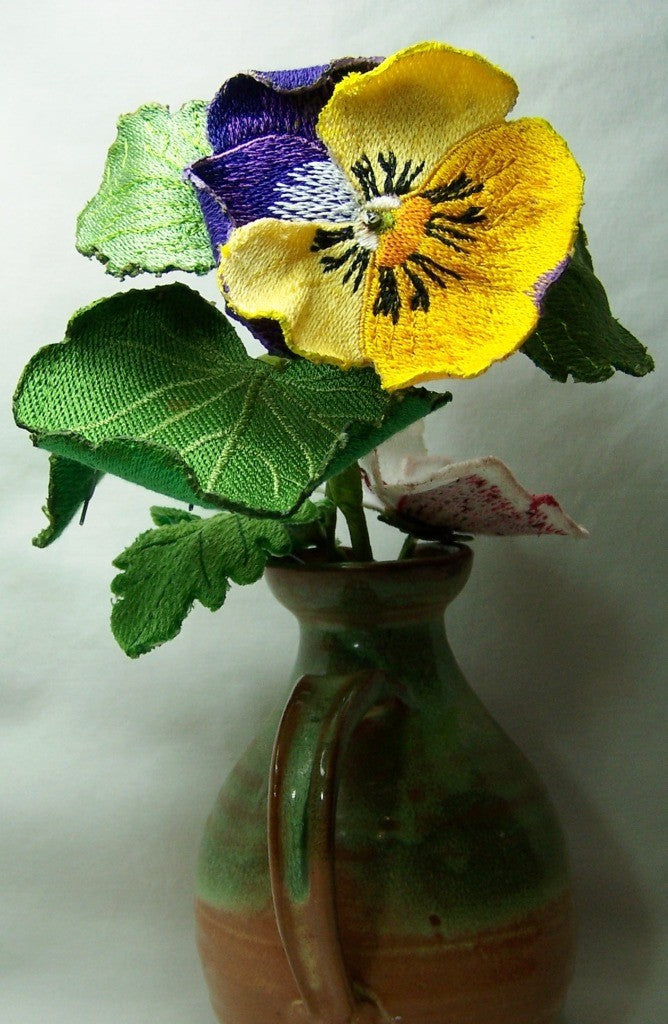 Yellow and Purple Pansy