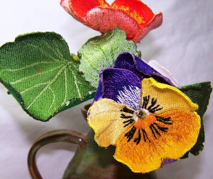 Yellow and Purple Pansy