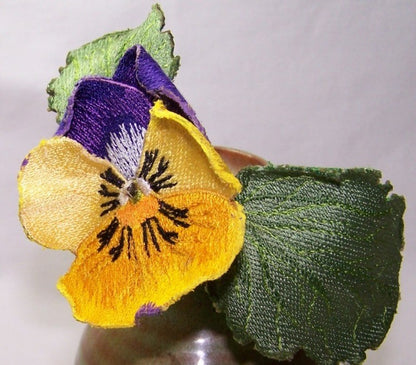 Yellow and Purple Pansy