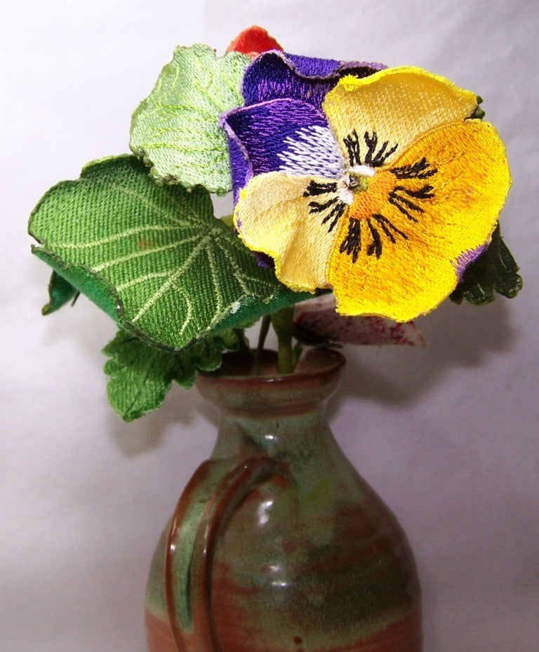 Yellow and Purple Pansy