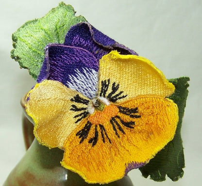 Yellow and Purple Pansy