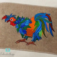 Whimsical Rooster 6x8