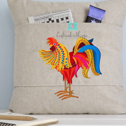 Barnyard Rooster 6x8