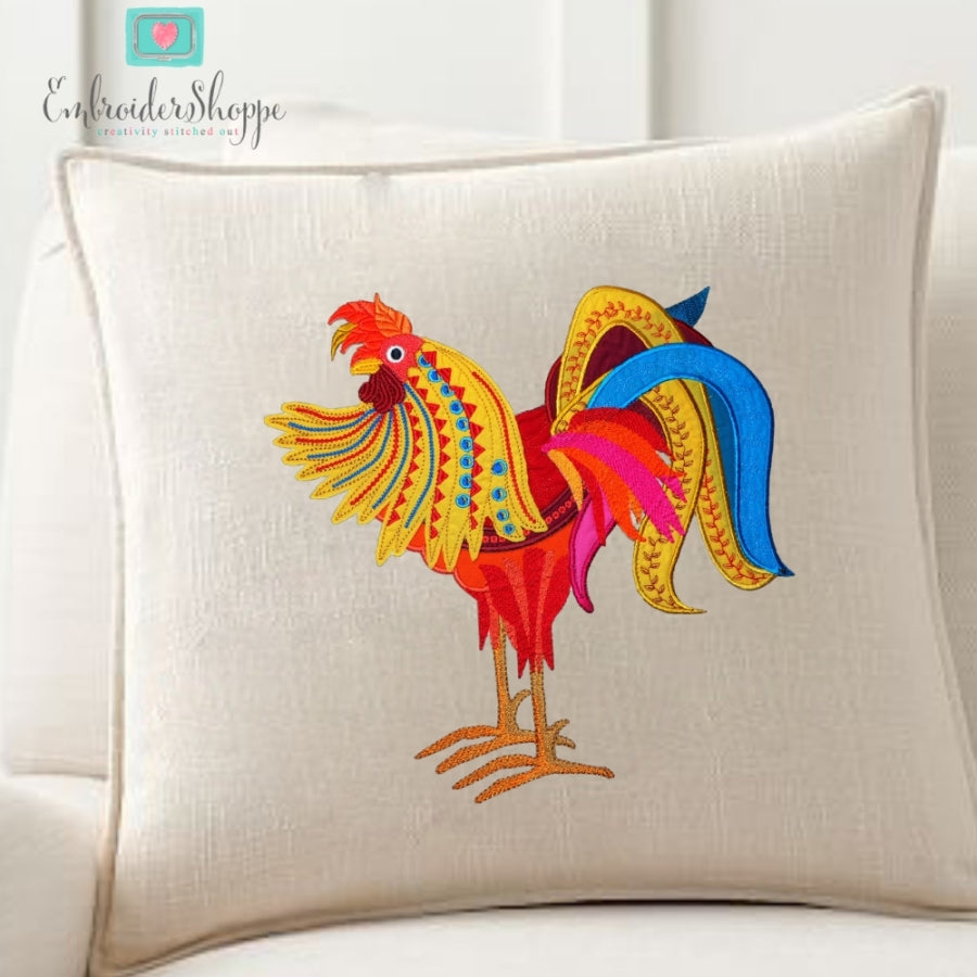 Barnyard Rooster 6x8