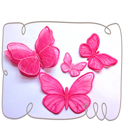 3D Butterfly 4 Sizes Project