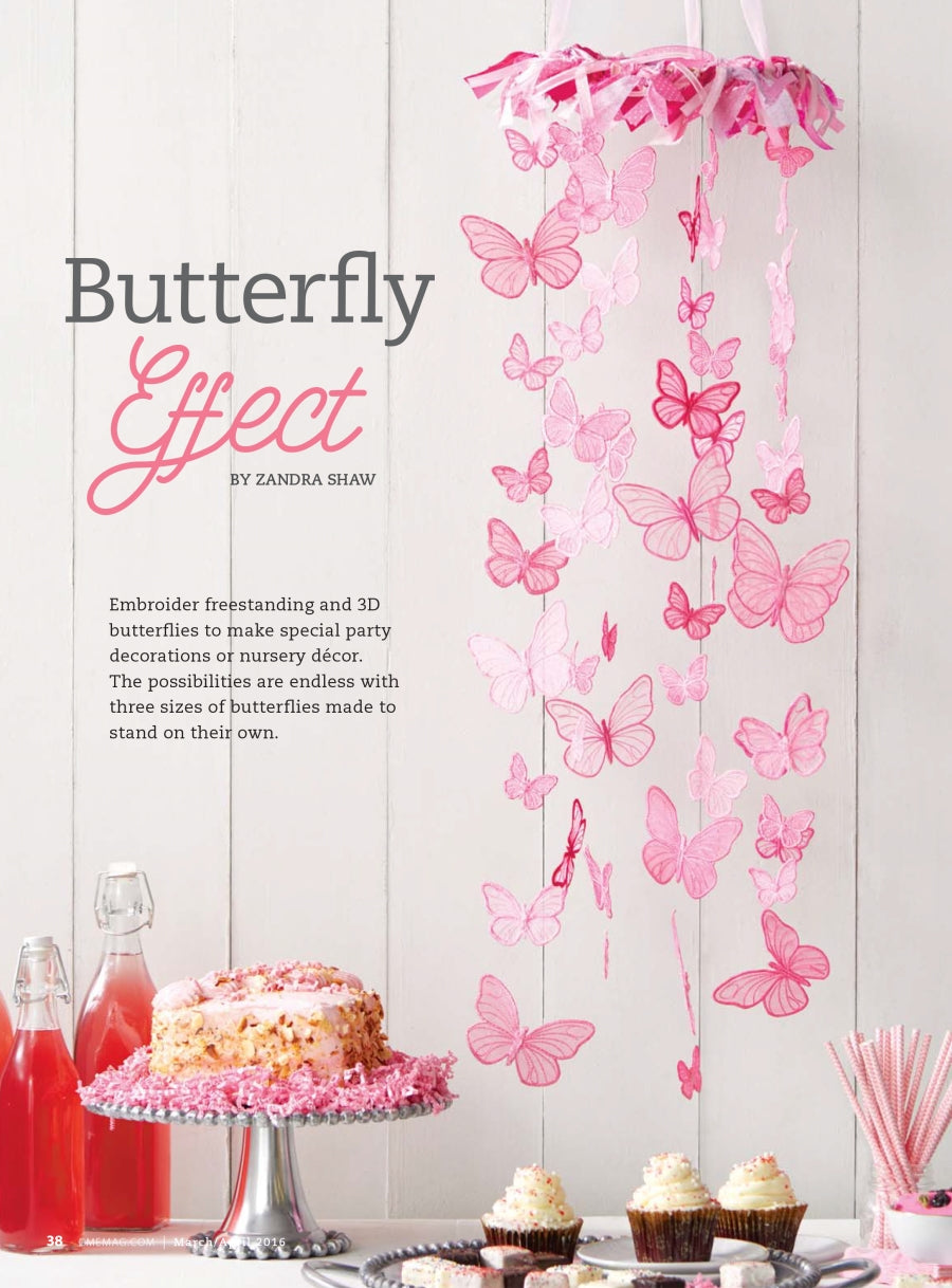 3D Butterfly 4 Sizes Project