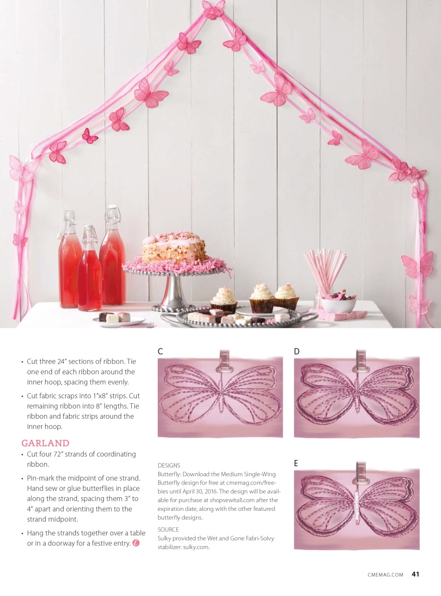 3D Butterfly 4 Sizes Project