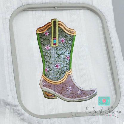 Plumsugar Daisy Boots Applique