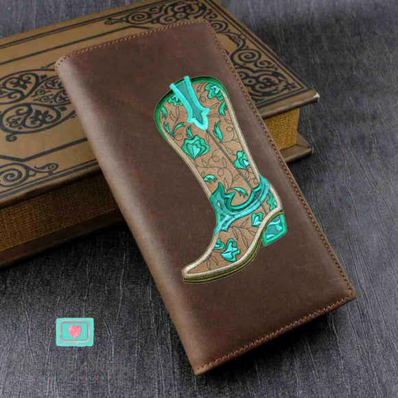 Robin Cognac and Turquoise Foliage