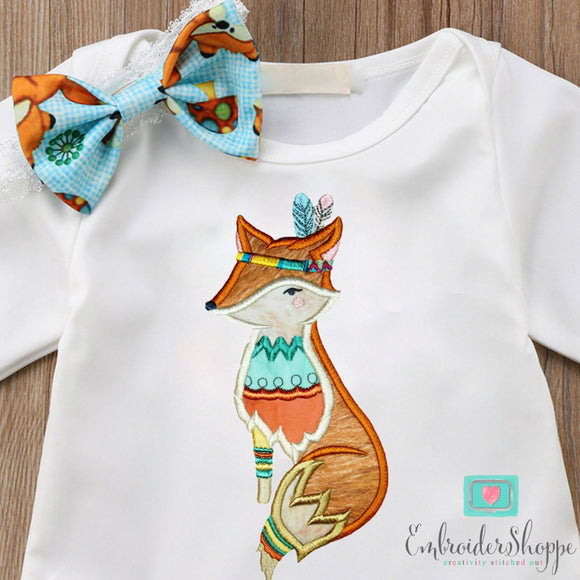 Tribal Woodland Applique Set