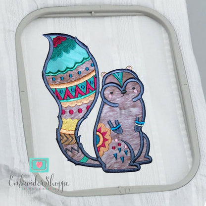 Tribal Woodland Applique Set