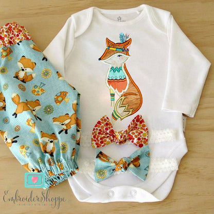 Tribal Woodland Applique Set