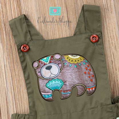 Tribal Woodland Applique Set