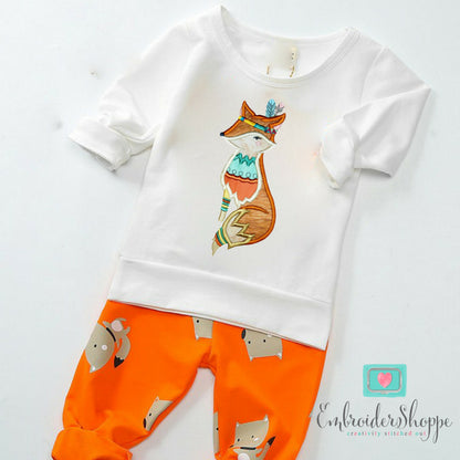 Tribal Woodland Applique Set