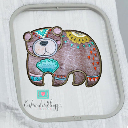 Tribal Woodland Applique Set