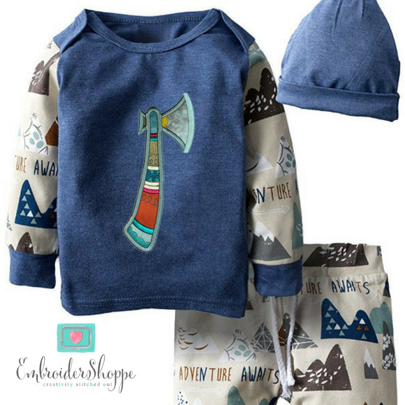 Tribal Woodland Applique Set